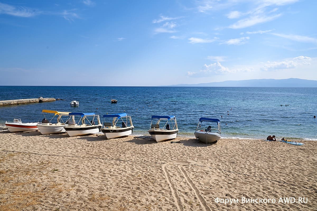 Уранополис Афон Греция пляжи