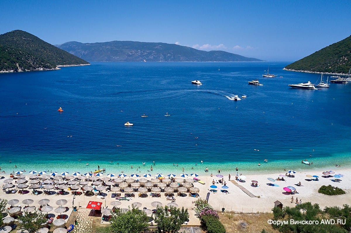 Пляж Антисамос Кефалония