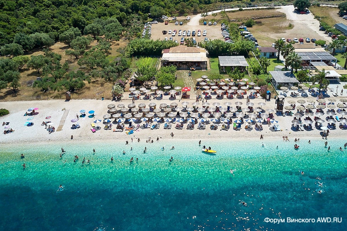 Пляж Антисамос Кефалония