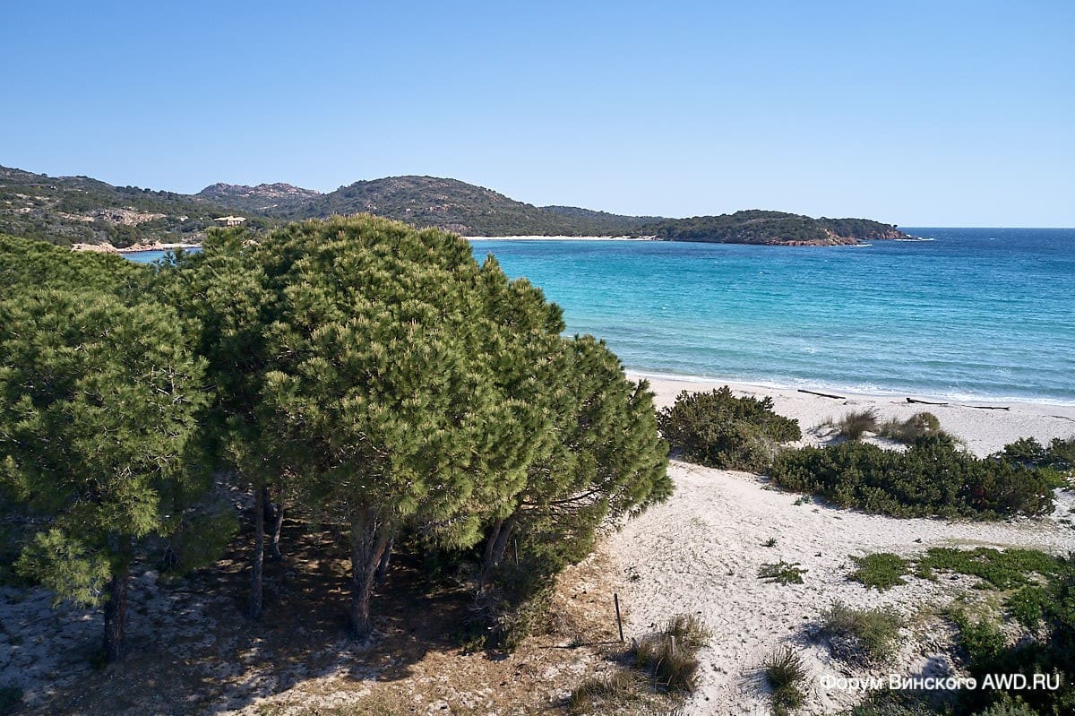 Пляж Rondinara Корсика