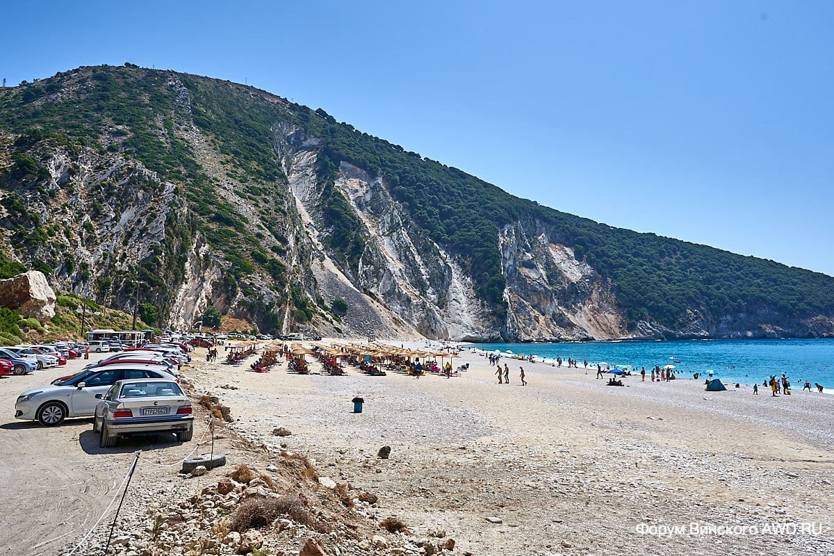 Пляж Миртос Кефалония