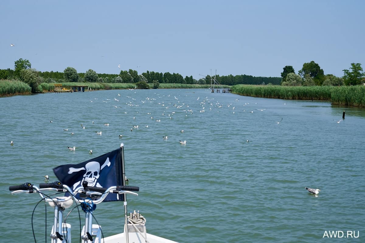 Марины и стоянки в лагуне Венеции