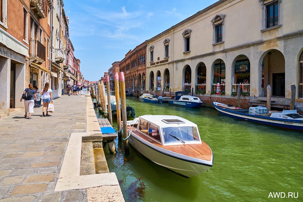 Марины и стоянки в лагуне Венеции