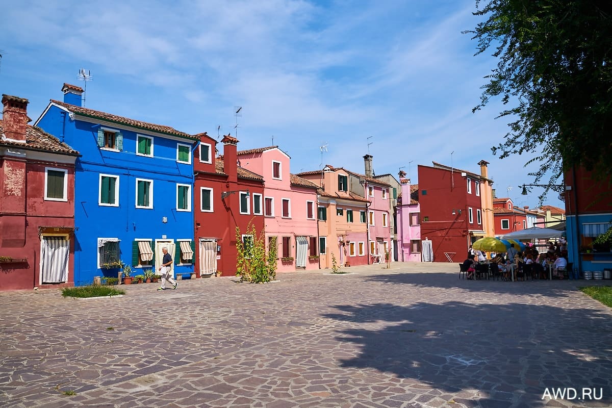 Бурано разноцветный город