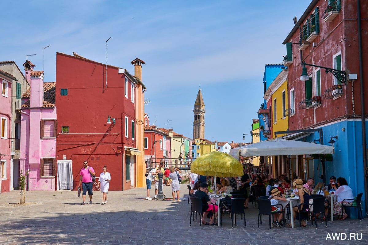 Бурано разноцветный город