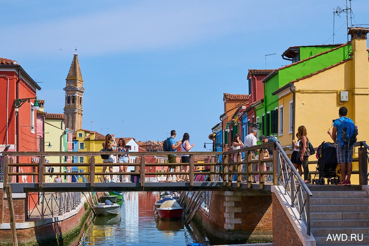 Бурано разноцветный город