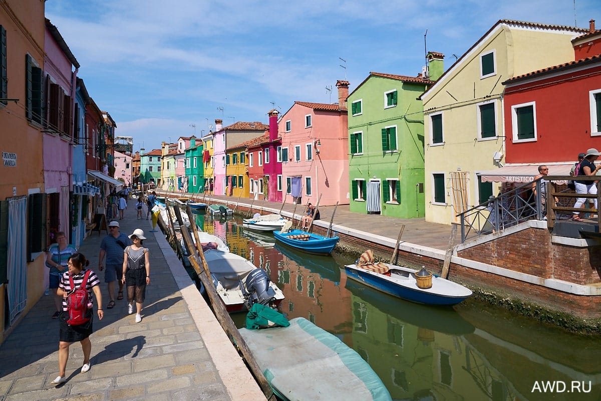 Бурано разноцветный город