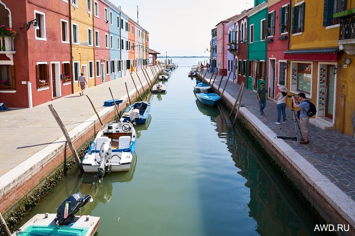 Бурано разноцветный город