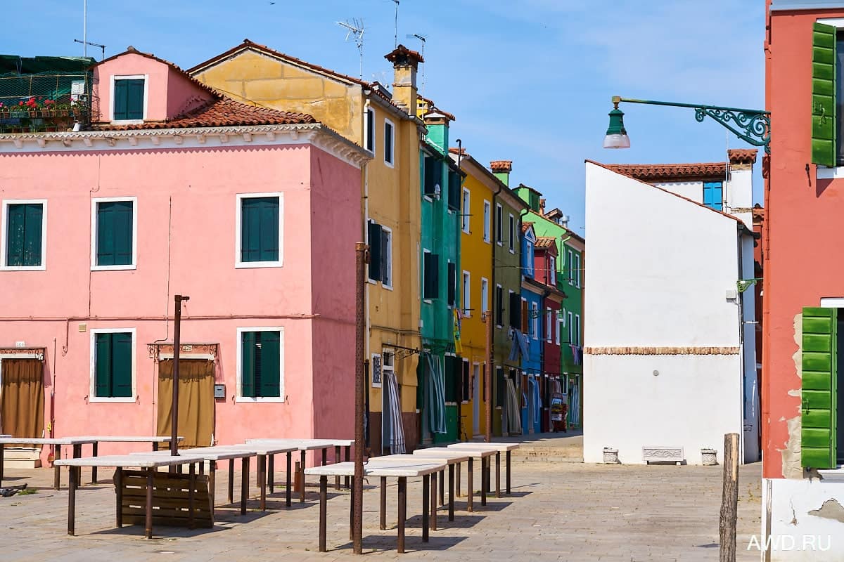 Бурано разноцветный город