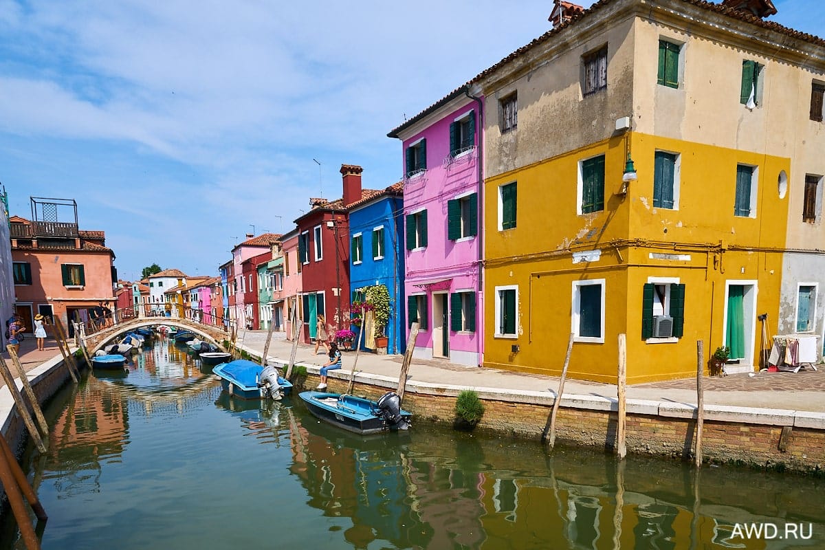 Бурано разноцветный город