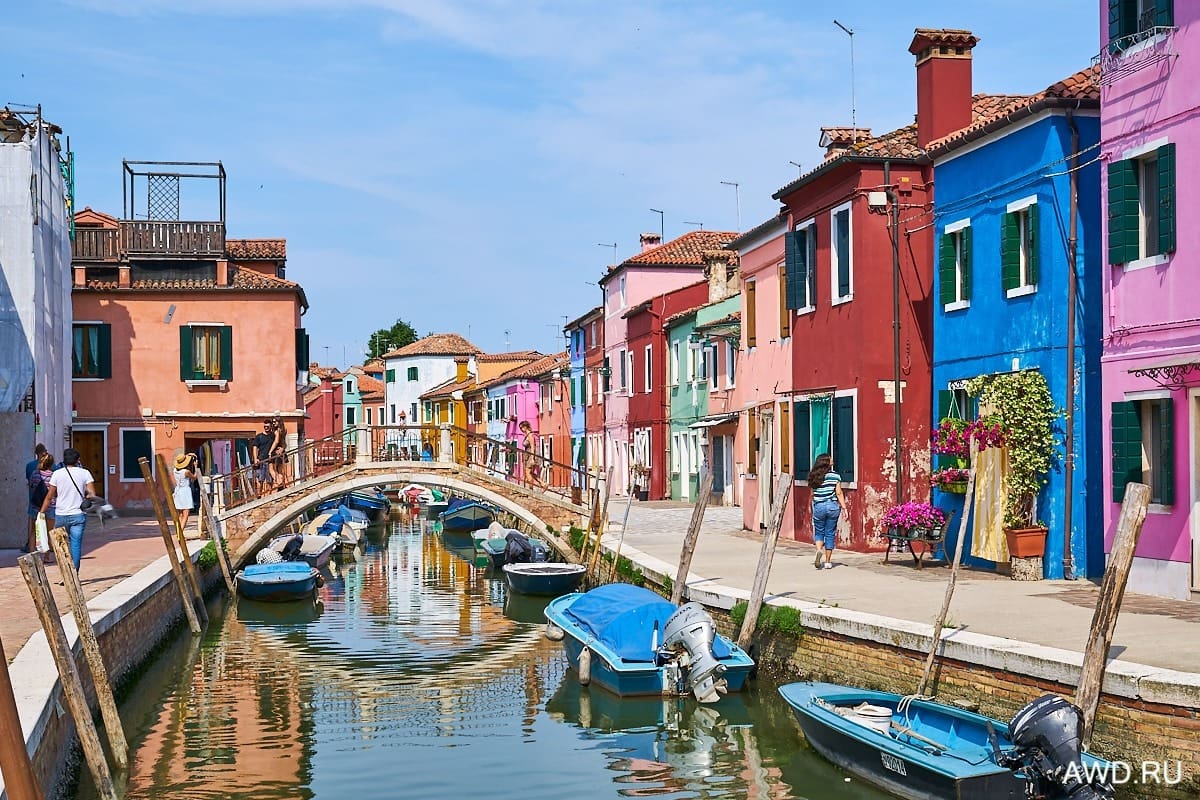 Бурано разноцветный город