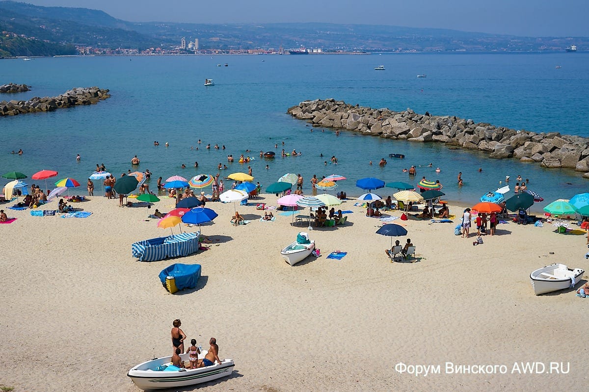 Пляжи Пиццо Калабрия