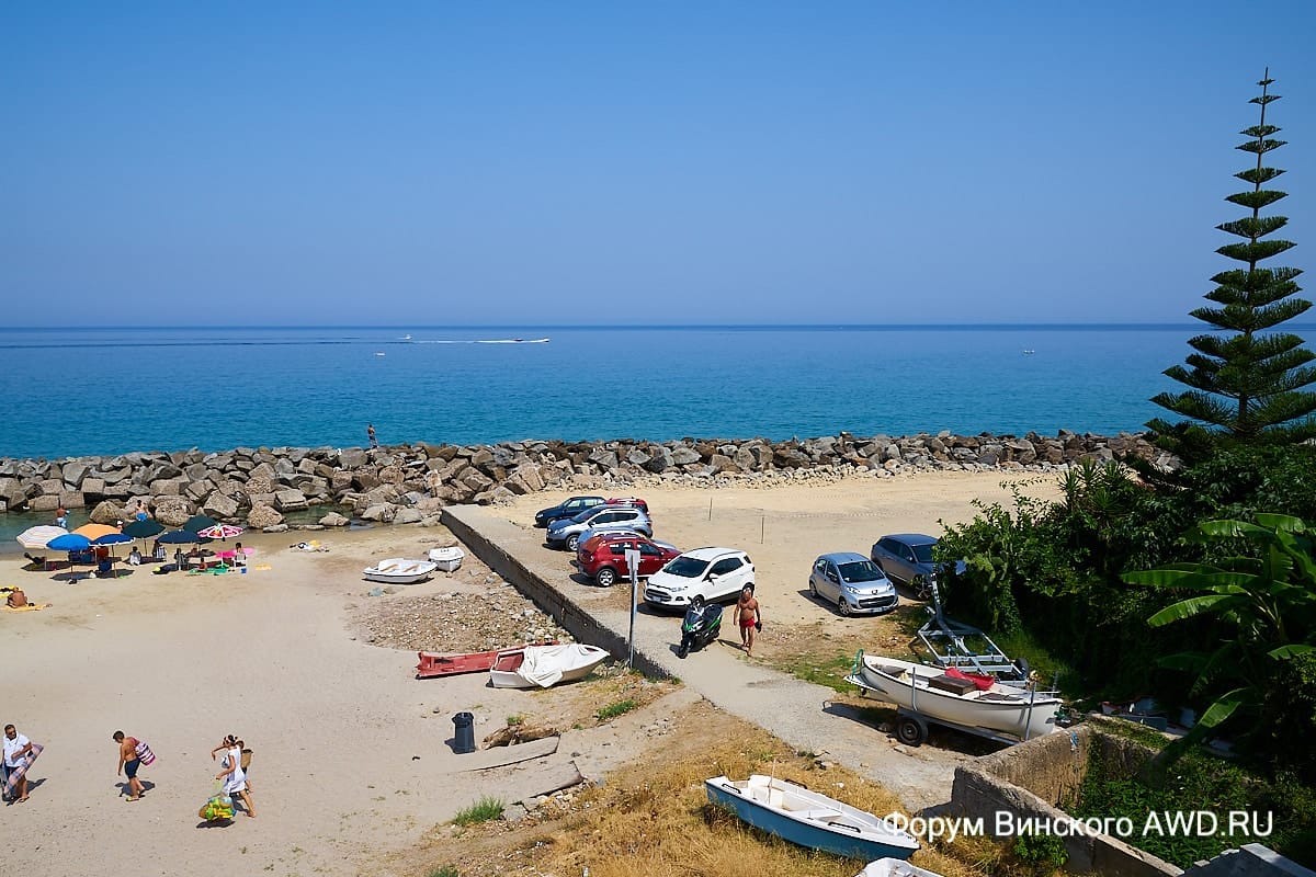 Пляжи Пиццо Калабрия