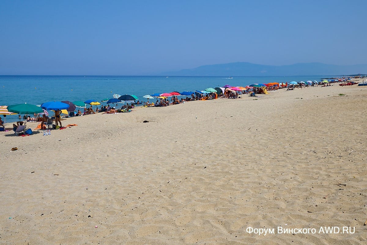 Пляжи Пиццо Калабрия