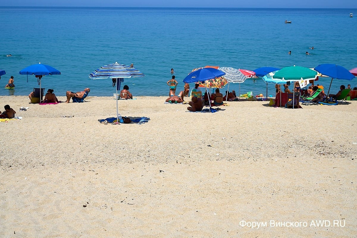 Пляжи Пиццо Калабрия
