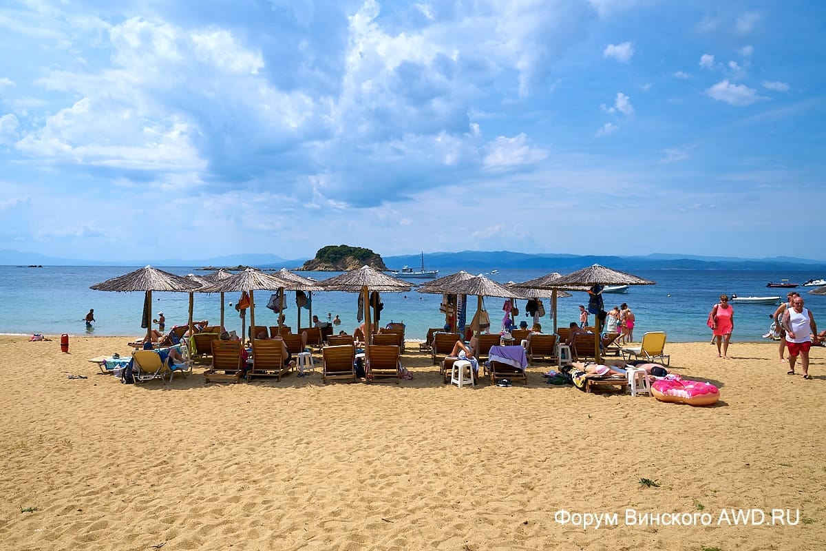 Пляж Troulos Скиатос