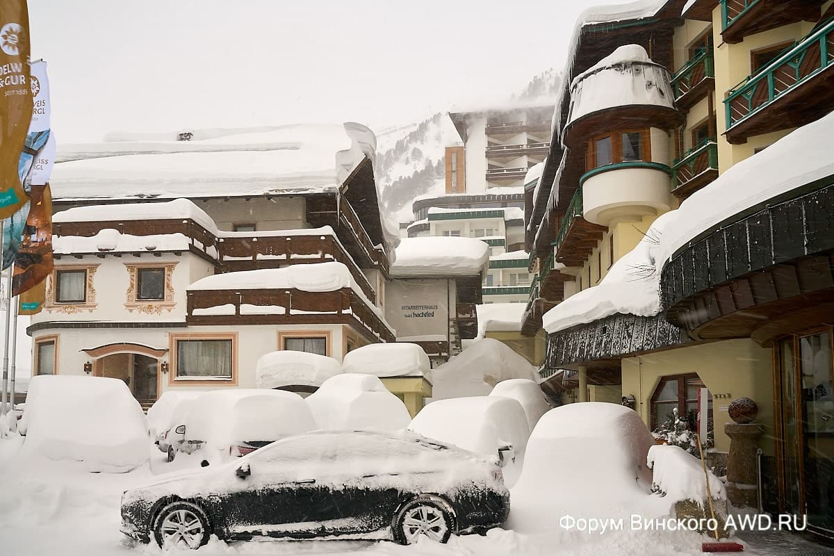 Горные лыжи в Австрии. Январь 2018