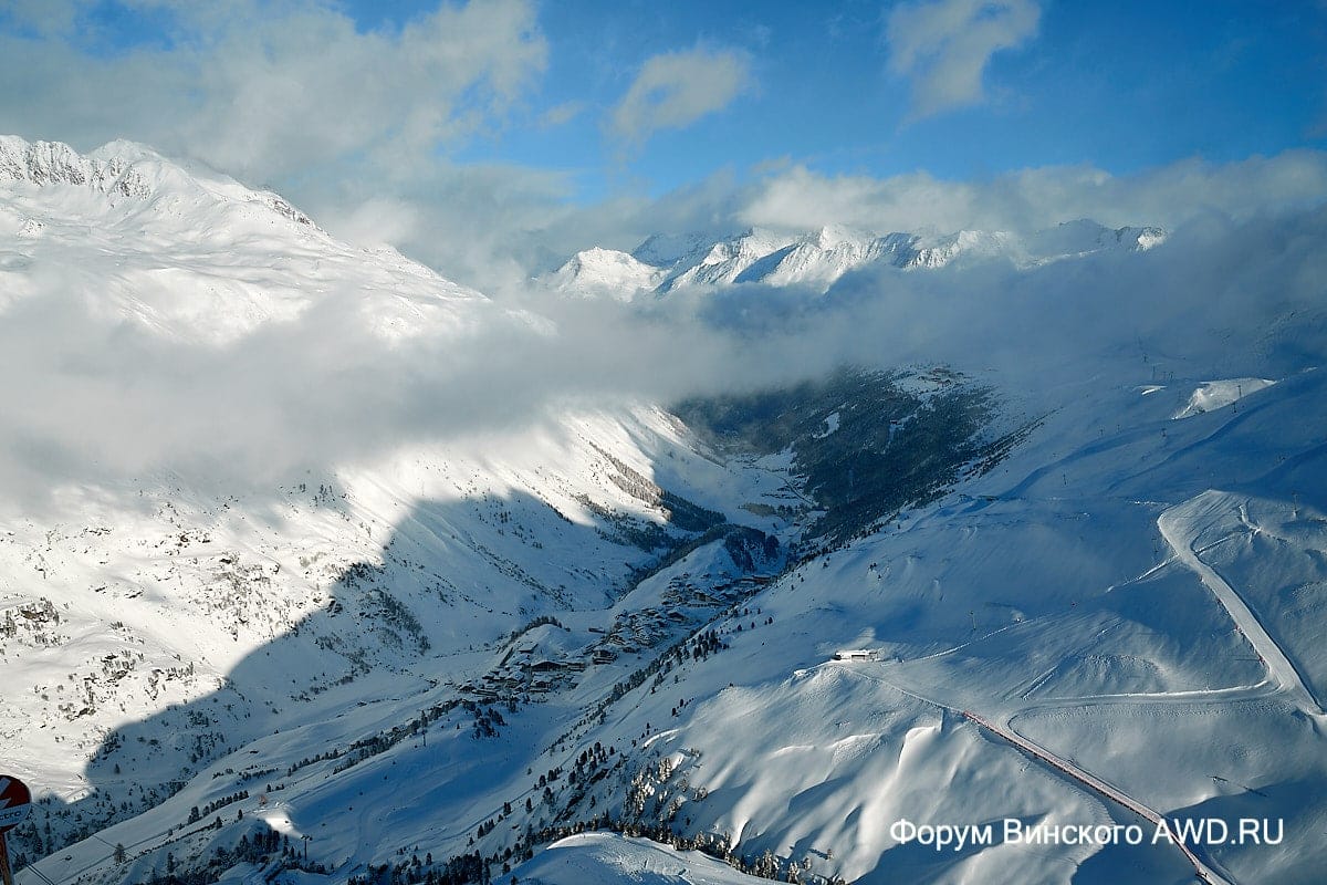Горные лыжи в Австрии. Январь 2018