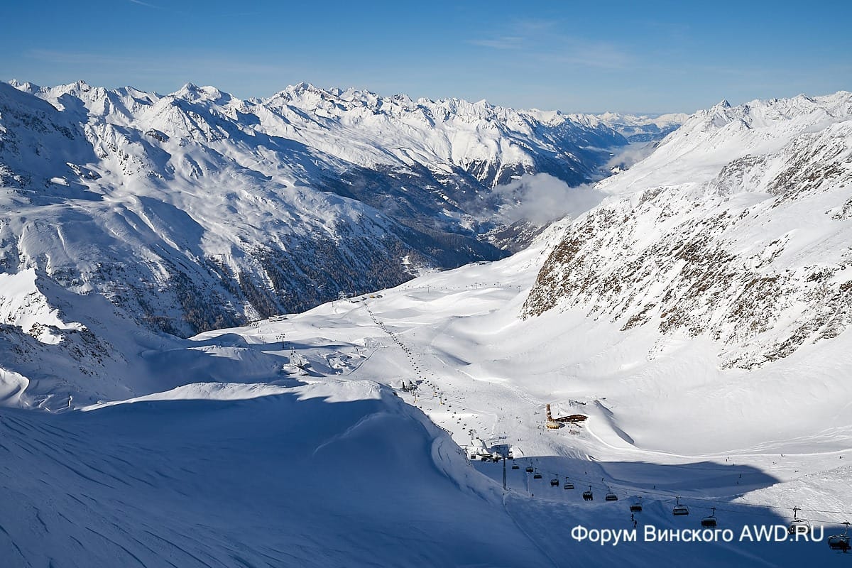 Горные лыжи в Австрии. Январь 2018