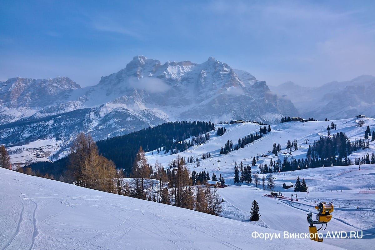 Alta Badia горные лыжи в марте