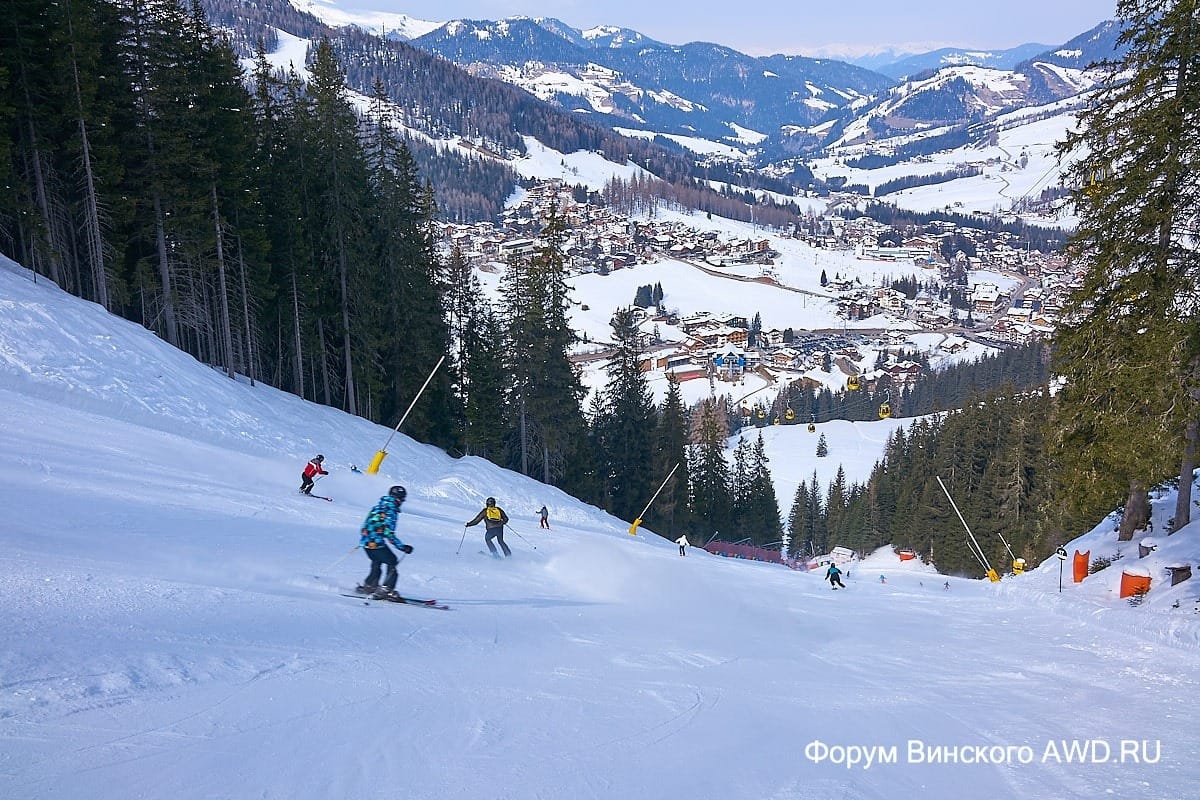 Alta Badia горные лыжи в марте