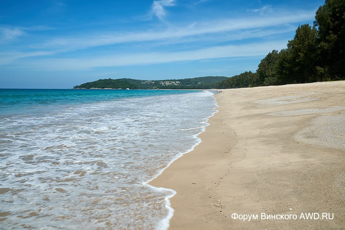 Пляж Банг Тао начале декабря