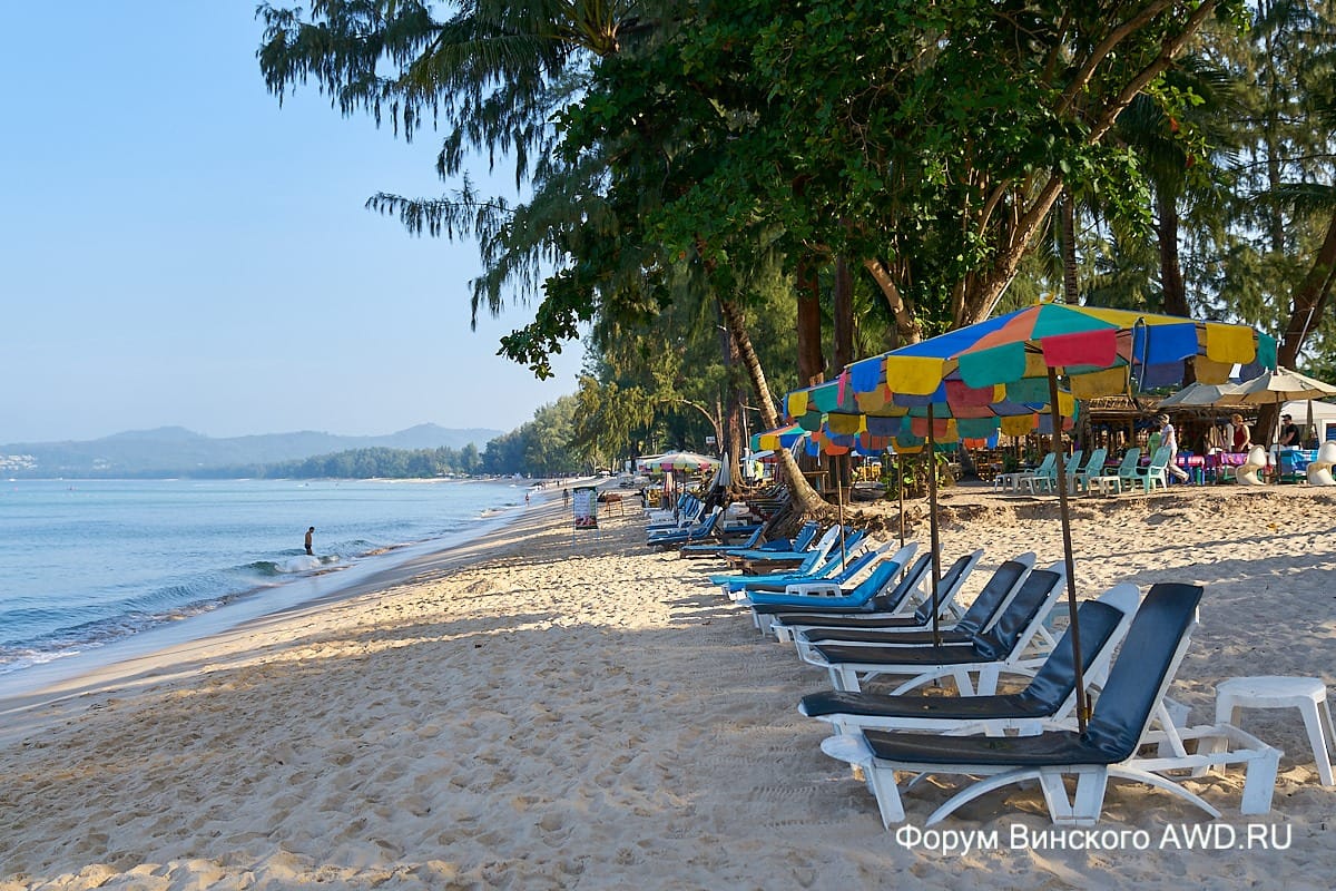 Пляж Банг Тао начале декабря