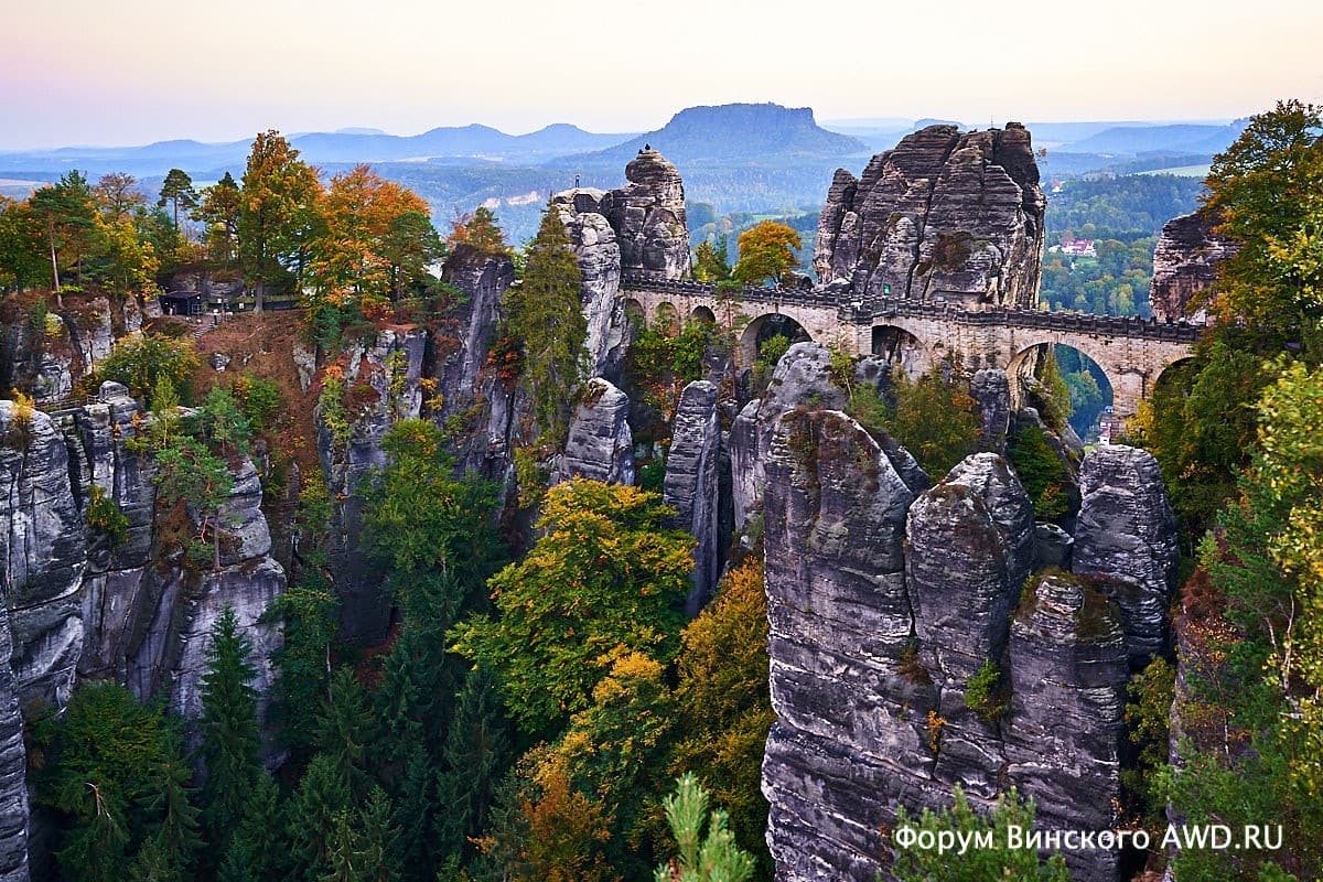 Бастай (Bastei) Саксонская Швейцария