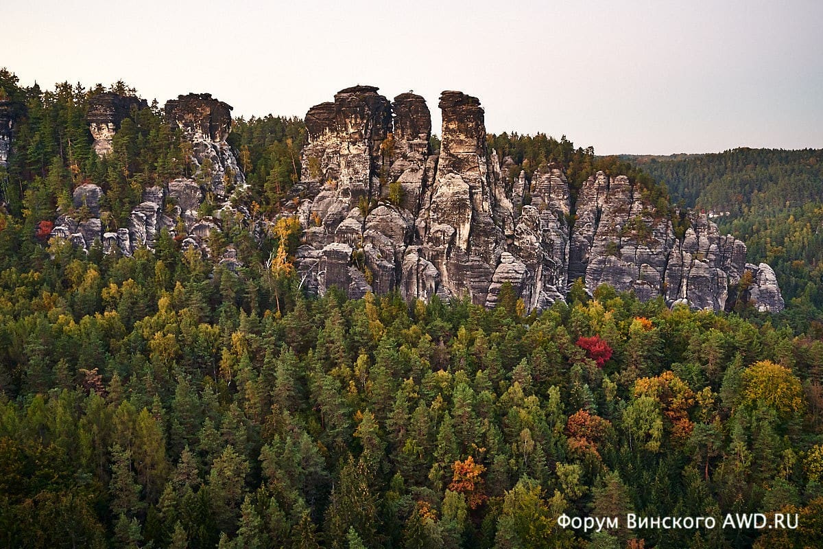 Бастай (Bastei) Саксонская Швейцария