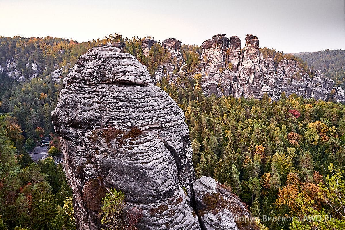 Мост Бастай в Саксонской Швейцарии