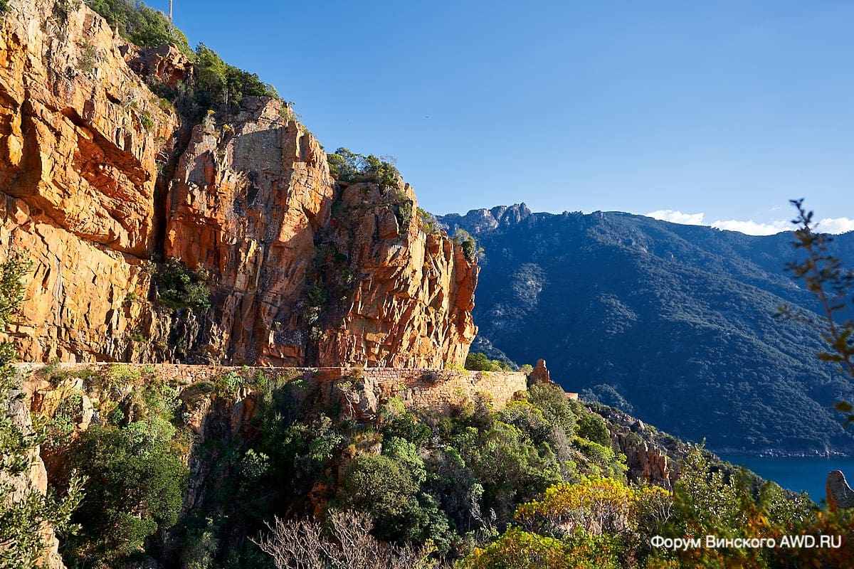 Серпантин на Корсике