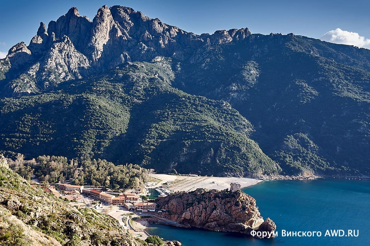 Корсика на арендованном авто