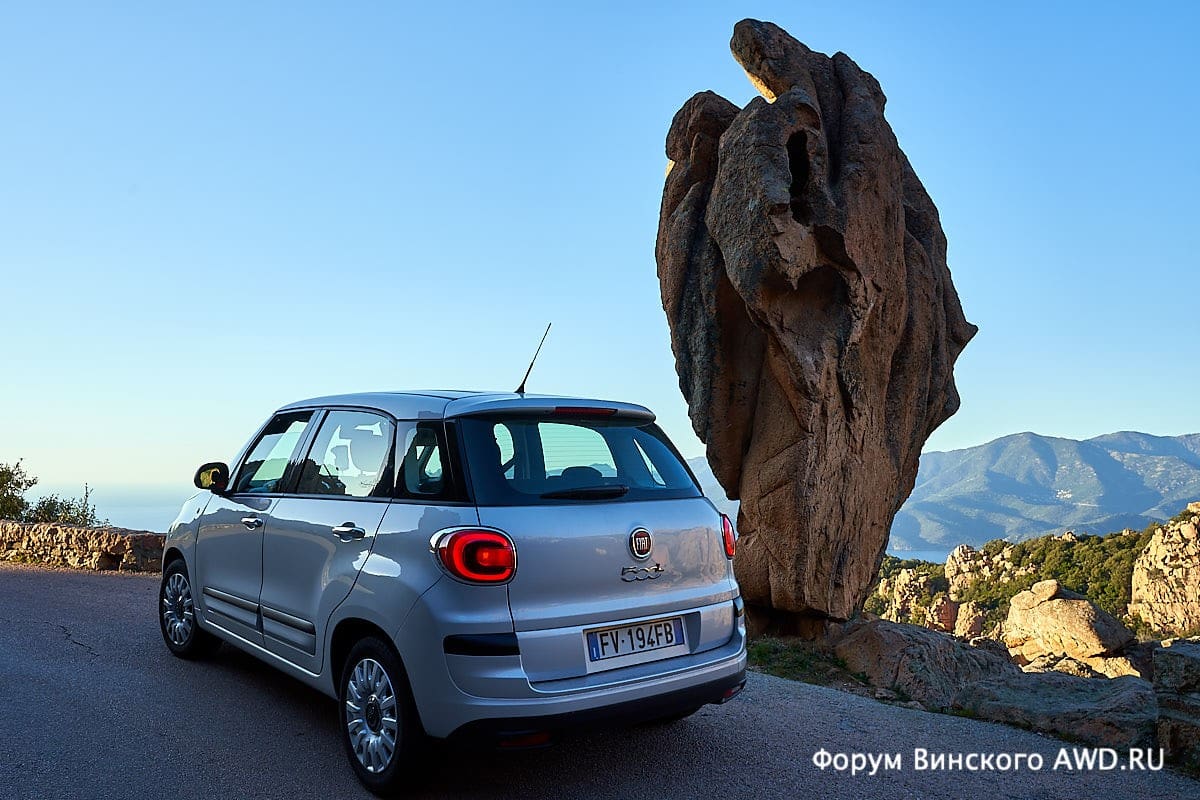 Корсика на арендованном авто