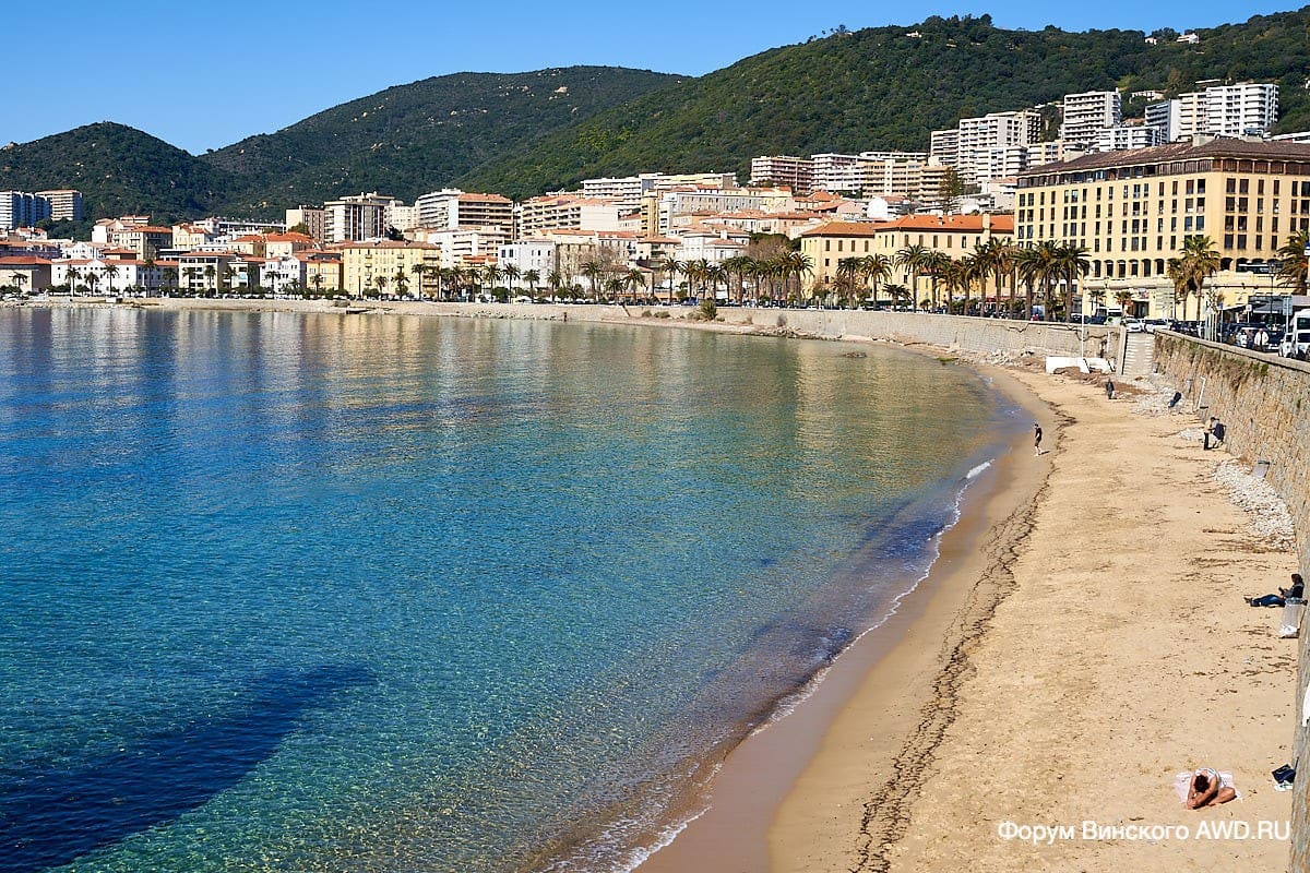 Пляжи Аяччо Корсика