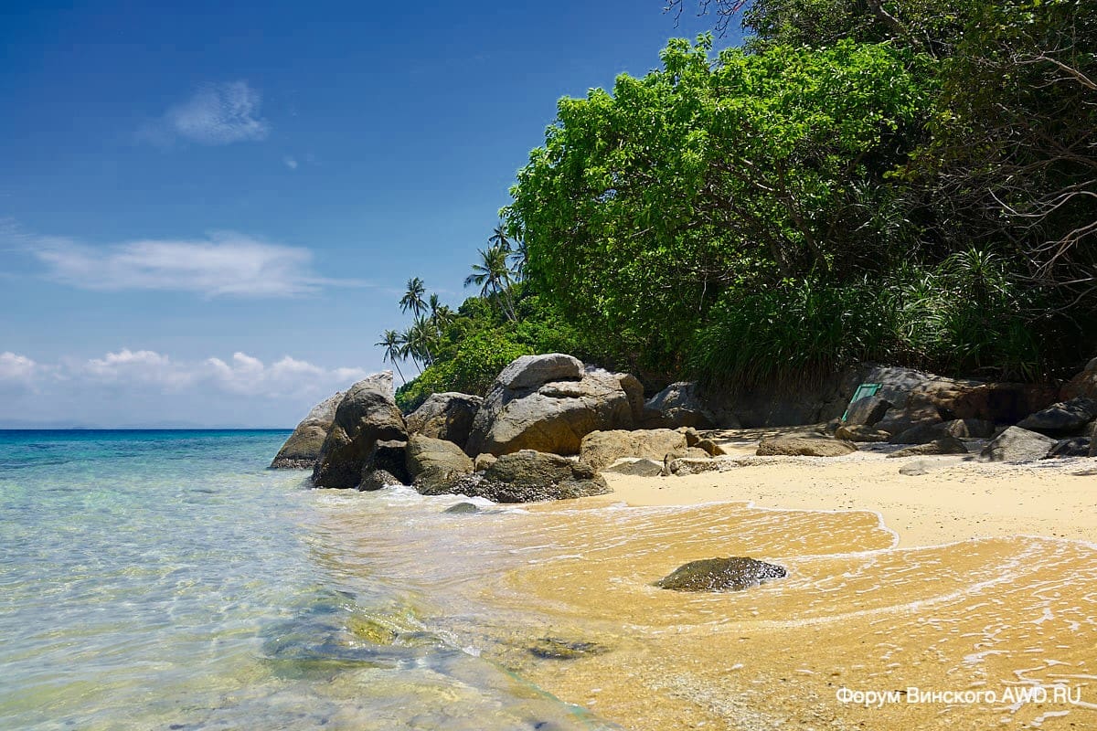 Petani beach Перхентианы