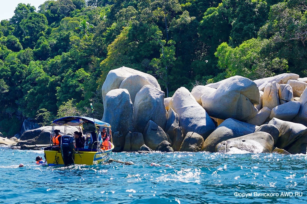 Снорклинг на Перхентианах