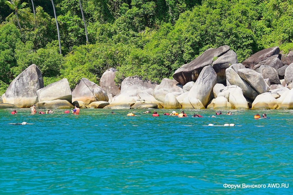 Снорклинг на Перхентианах
