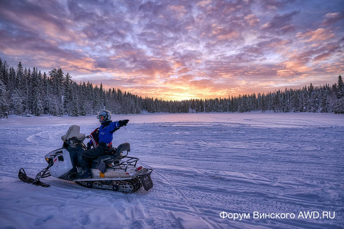 Аренда снегохода в Финляндии