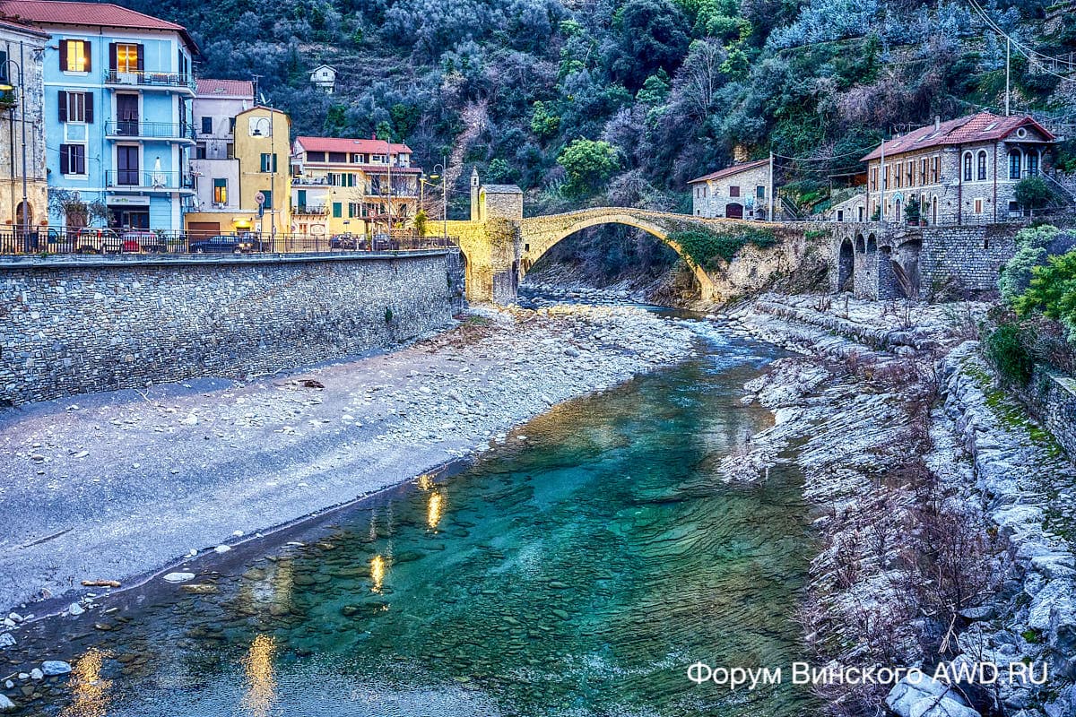 Badalucco мост Санта Лючия