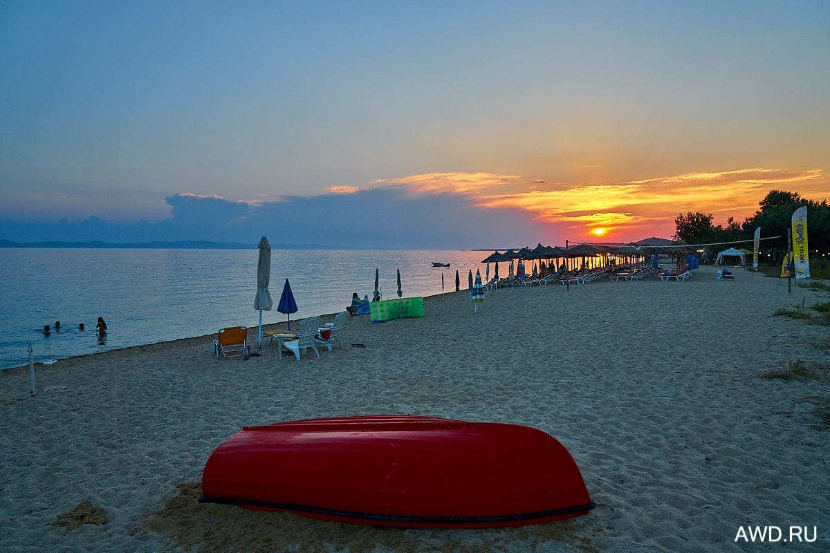 Пляжи на Ситонии Халкидики Торони