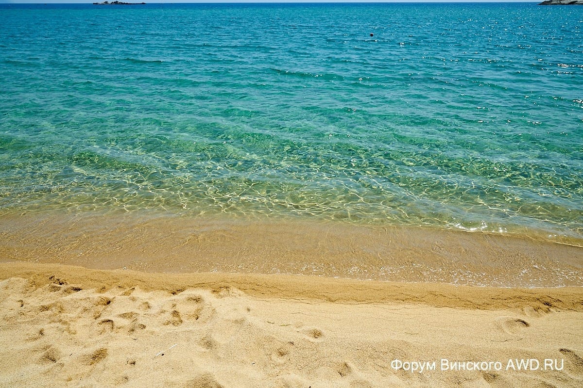 Пляж Криарици на юге Ситонии