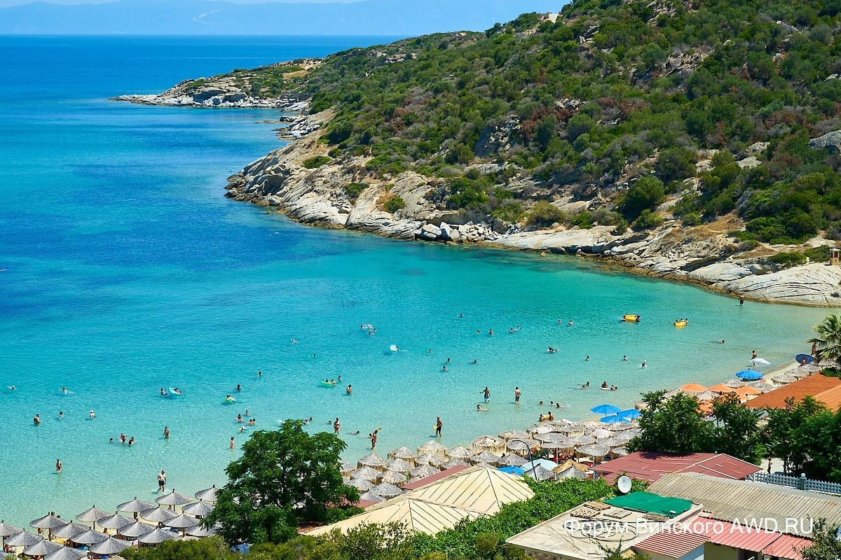 Пляж Климатария Халкидики