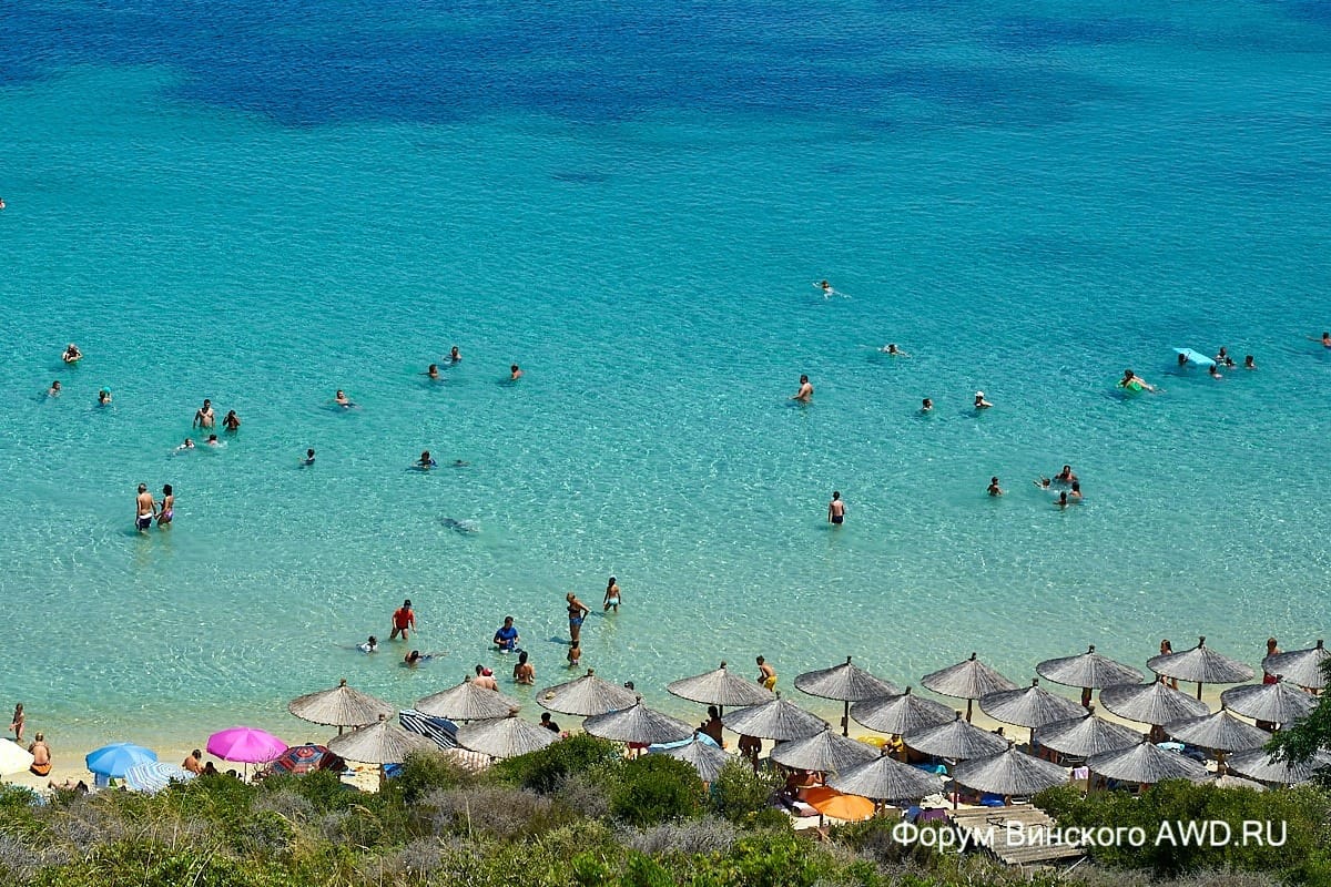 Пляж Климатария Халкидики