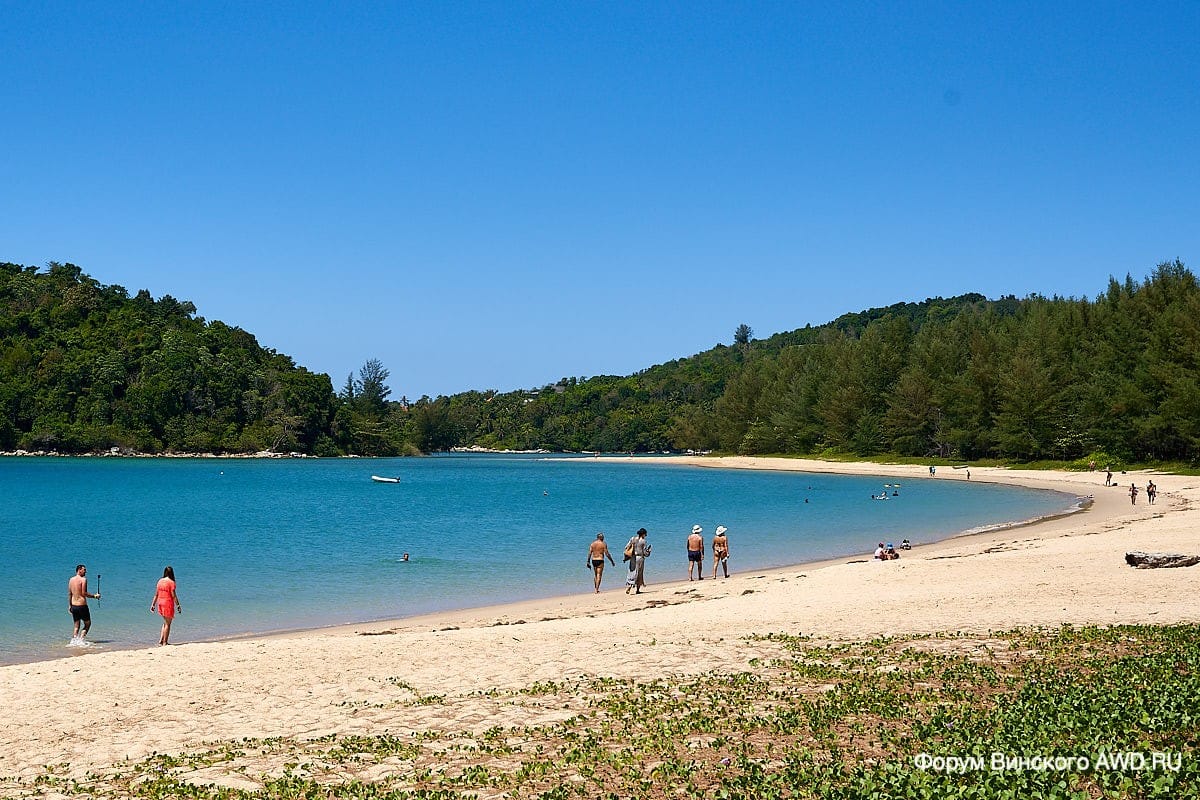 Пляж Лаян бич на карте