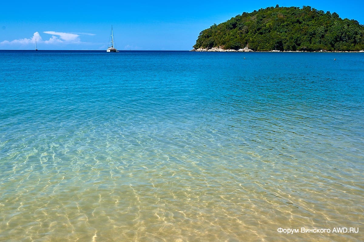Пляж Лаян бич на карте