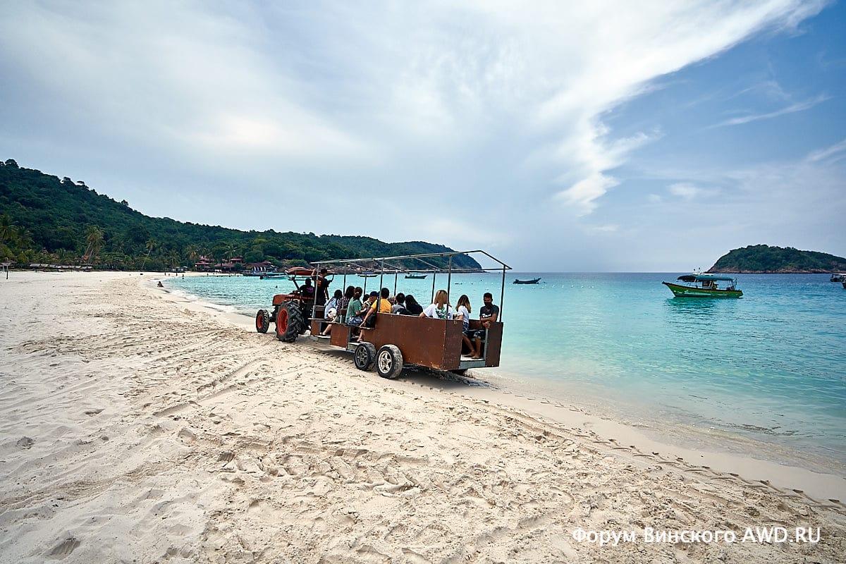 Лонг бич на острове Реданг