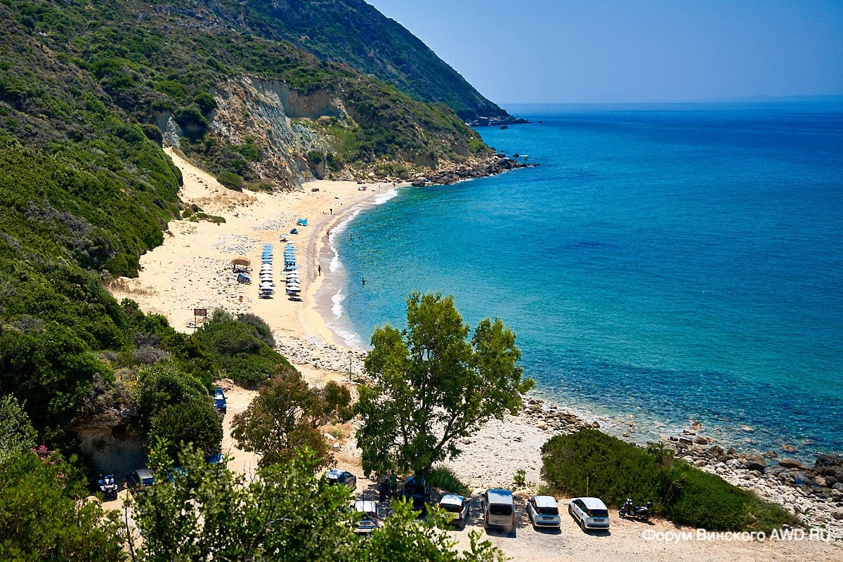 Koroni beach (пляж Корони) на юге Кефалонии