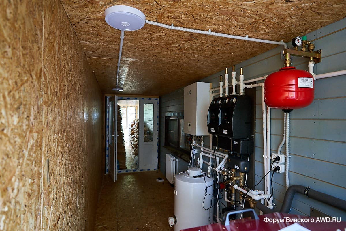 Пристрой котельной к дому фото