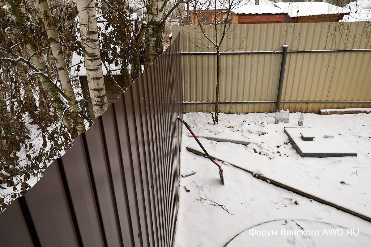 Замерз выброс из септика Астра