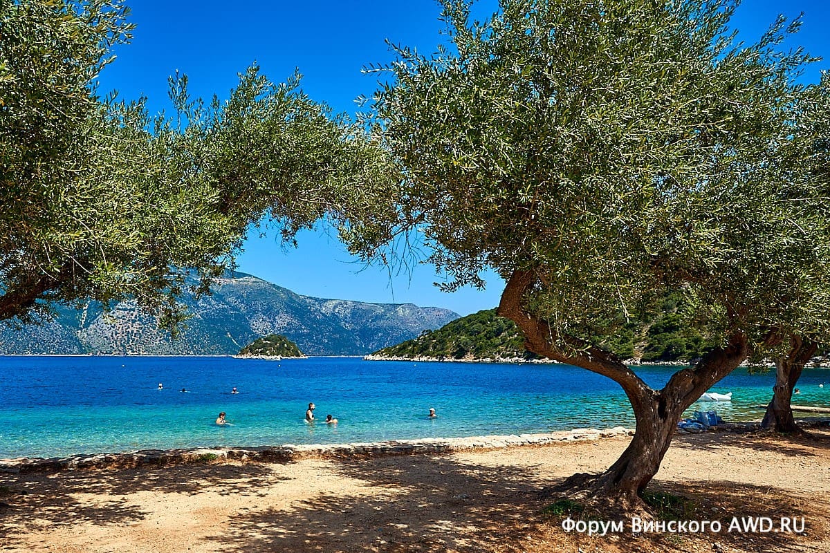 Dexa beach пляж Декса Итака
